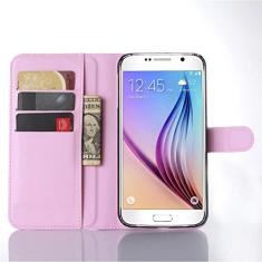 Capa carteira para Samsung Galaxy S7 Plus, carteira flip de couro PU premium com compartimento para cartão, suporte e fecho magnético [capa interior à prova de choque de TPU] Compatível com Samsung