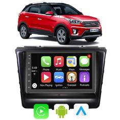 Kit Central Multimidia Android Auto Carplay Creta 2016 2017 2018 2019 