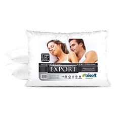 Travesseiro Extra Firme Export Percal 180 Fios 50x70 Trisof