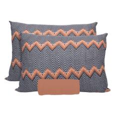 Jogo Lençol Berlim Casal 100% Algodão Com Elástico 3 Peças