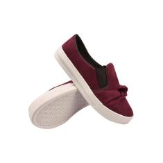 Tênis Casual Eslastico Urbano Feminino Sapato Barato Slip On - Cazzani