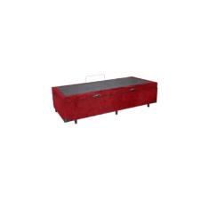 Cama Box Baú Solteiro Suede Vermelho