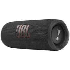 Caixa de Som Portátil JBL Flip 6 com Bluetooth e À Prova D`água – Preto