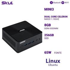 Computador Mini3 Dual Core Celeron N4020 1.10Ghz Memória 8Gb