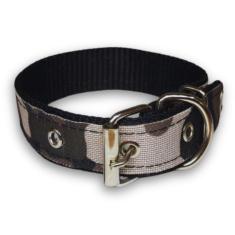 Coleira Xadrez Para Cachorro 25Mm Nicapet Cor Preta Nº 3