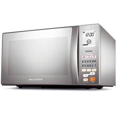 Micro-ondas 38 Litros Bmj38ar 1000w Com Display Digital Brastemp Inox 220v