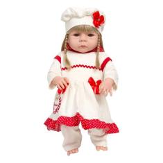 Bebê Reborn Boneca Corpo De Silicone Loira Princesa Barata - Cegonha R
