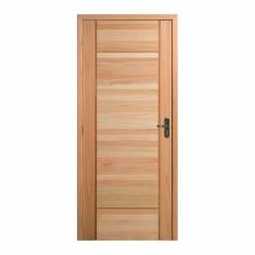 Kit Porta Pronta Maciça 214x89cm Eucalipto Esquerda Pm95 Clean Cruzeiro Portas Nude