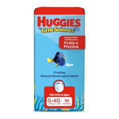 Fralda Huggies Little Swimmers G/XG - 10 Fraldas