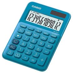 CALCULADORA DE MESA 12 DIGITOS MS20UC AZUL CASIO
