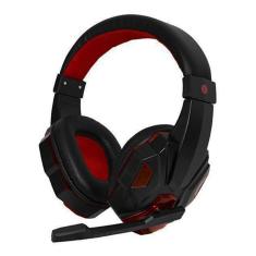 Fone De Ouvido Gaming Satellite Com Microfone Ae-327r Usb Vermelho