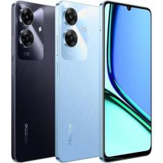 Smartphone Realme Note 60 4GB RAM 256GB tela 6.74 90Hz, Câmera 32MP Se