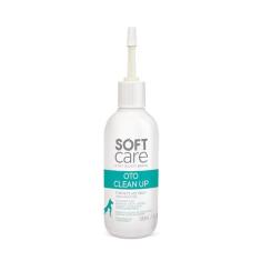 Oto Clean Up 100mL - Soft Care Linha Dermato By Pet Society - Solução de limpeza semanal para orelhas saudáveis para cães e gatos - Remove o excesso de cerúmen, neutraliza odores indesejáveis