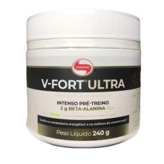 V-Fort Ultra Pre Workout (240G) - Sabor: Limão - Vitafor