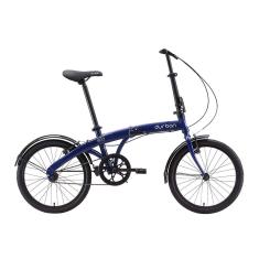 durban, Bicicleta Urbana Dobrável Eco com 1 Marcha, Aro 20, Azul.