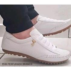 Tenis feminino mocatenis confort elastico - HMA SHOES, Branco, 36