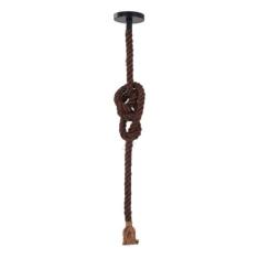 Pendente Corda para 1 lâmpada Marrom - Mbled