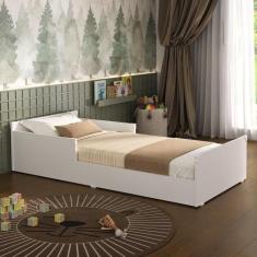Cama Infantil para colchão 70 x 150cm MP4111 Nina Multimóveis, Branco