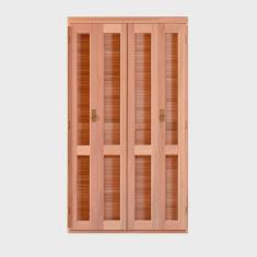 Porta de Madeira Veneziana 216cmx160cmx14cm PE541 Esel