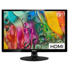 Monitor BrazilPC 20, led, Widescreen, 1600 X 900, hdmi/vga, Preto - 20BPC-KAN