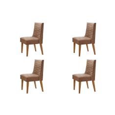 Conjunto Com 4 Cadeiras Safira Rufato
