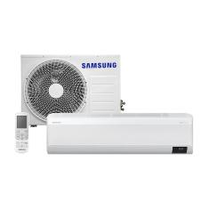 Ar-condicionado Split Inverter Samsung WindFree Connect Sem Vento 24.000 BTUs Quente e Frio AR24BSEAAWKNAZ 220V Branco