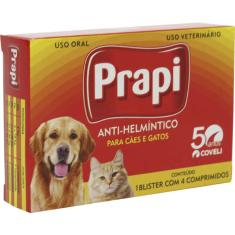 Vermifugo Coveli Prapi - 4 Comprimidos