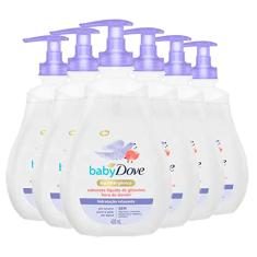Kit Sabonete Líquido Dove Baby Hidratação Hora De Dormir 400ml - 6 Unidades