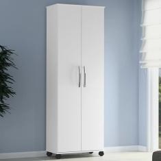 Armário Multiuso Napoles Lavanderia Branco 02 Portas Ofertamo