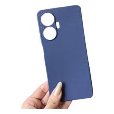 Capa Aveludada Azul Realme C55 4g - Resistente e Durável