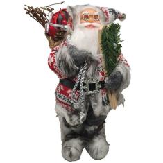 Boneco Papai Noel 30cm Natalino Decoraçao Natal Fim Do Ano Festa Comemoraçao Enfeite