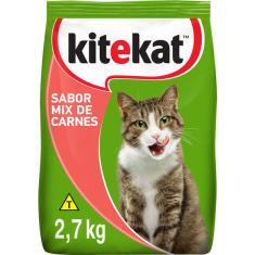 Ração KiteKat Mix de Carnes Para Gatos Adultos - 2,7 Kg