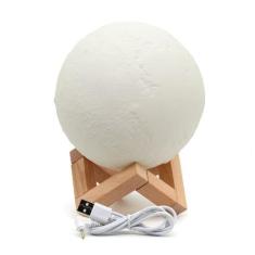 Umidificador Aromatizador Luminária Abajur Lua 3D 880Ml - Moon Lamp Hu