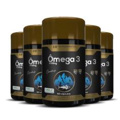 5x omega 3 importado eua concentrado 60caps 1450mg - HF SUPLEMENTOS, P