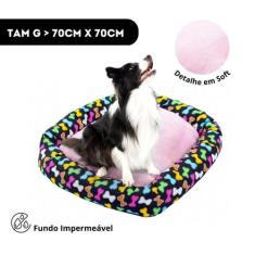 Cama G 70x70cm Para Cachorros Pet Fundo Impermeavel Lavavel - COTRIM C