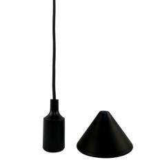 Pendente Soquete Preto 1E27 DS2306 Delis
