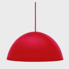 Pendente Redondo Design 60cm td 821F Taschibra Vermelho