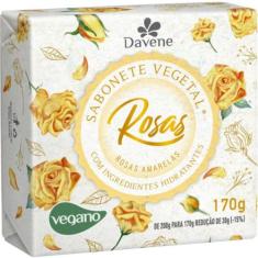 Sabonete Vegetal Rosas Amarelas 170G Davene