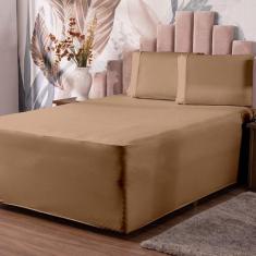 Lençol Luva Box Conjugado Casal Padrão Avulso 1 Pc Malha Gel - Raflipe