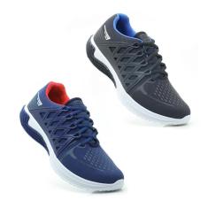 Kit 2 Tênis Esportivo Masculino Cadarço Academia Fitness-Masculino