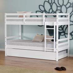 Treliche Infantil Slim Madeira Maciça Branco Housin