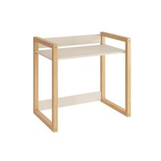 Mesa Zoe Infantil com Regulagem de Altura Areia Fosco/Madeira Natural - Reller