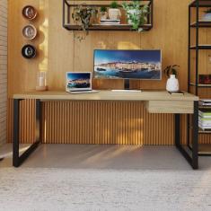 Escrivaninha Yon Presidente com 1 Gaveta 190x70x75 Vermont