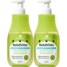 2UN Sabonete Liquido Bebe Vida Cha de Camomila 200ml Davene