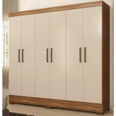 Guarda Roupa Casal 6 Portas 2 Gavetas Verso Demobile - Demóbile, Amênd