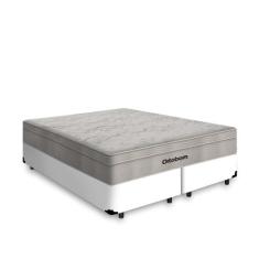 Cama Box Queen + Colchão de Molas Ensacadas Ortobom AirTech SpringPock