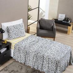 Jogo de lençol SOLTEIRO INFANTIL estampado malha 100%algodão - SAFIRA 