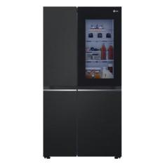 Geladeira Smart LG Side by Side Inverter 647L Black Inox GC-V257SQV, B