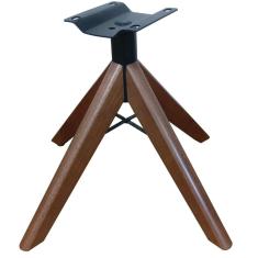 Base Giratória De Madeira Para Poltrona Altura 40Cm