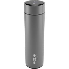 Garrafa Térmica De Inox Com Termômetro Led 500Ml Wolff 29116